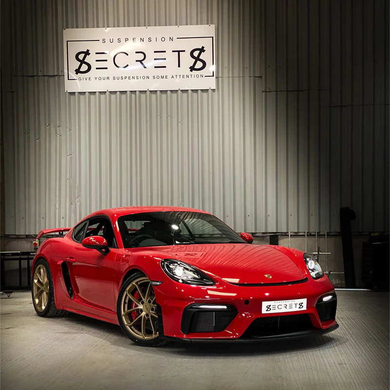 Suspension Secrets Front Camber Caster Plate Top Mounts - Porsche 981 / 718 Cayman GT4 - Image 6