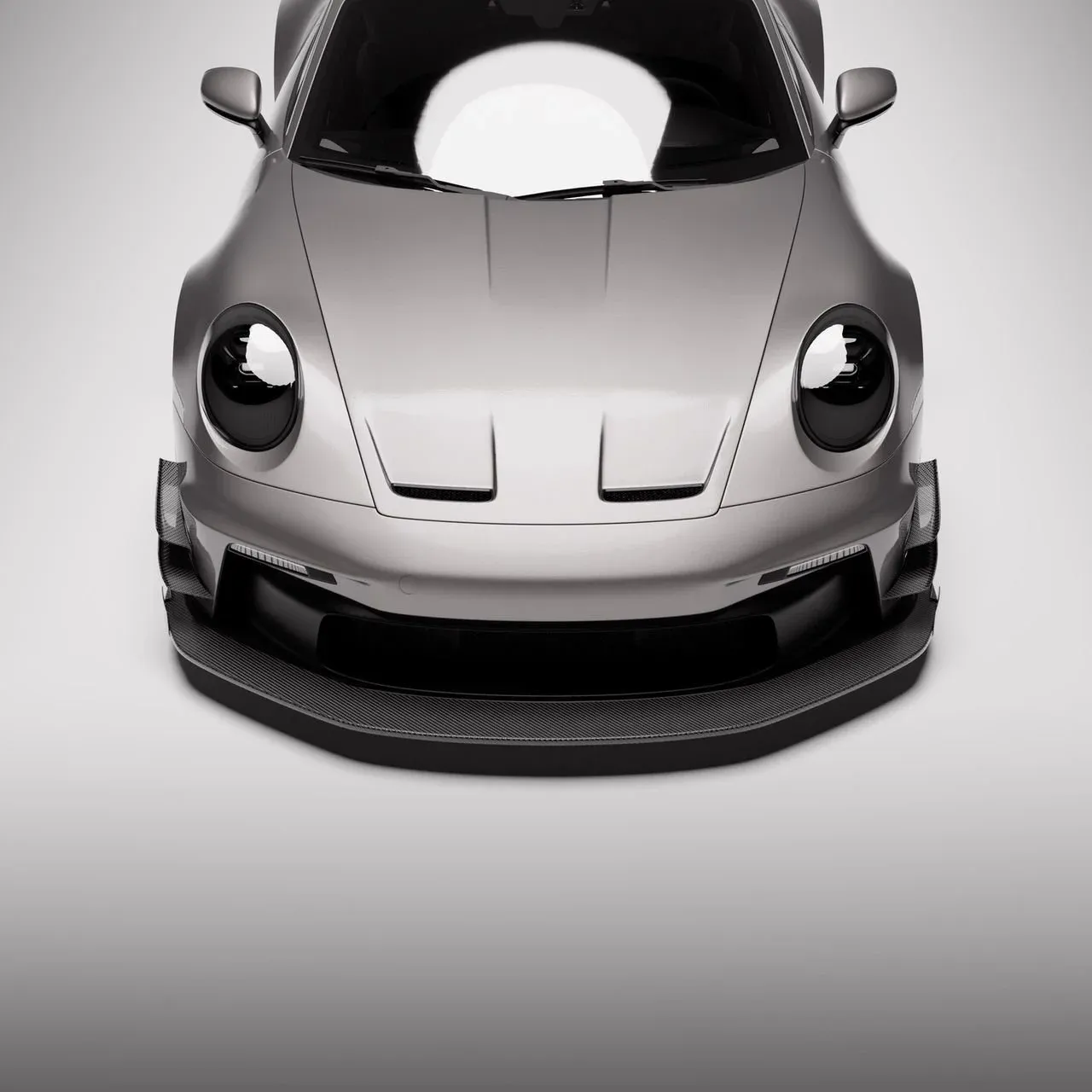 Vulcan Alpha Carbon Fiber Front Splitter - Porsche 911 GT3 (992) - Image 3